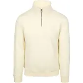 Superdry Tröja Havzip Heney Essentia Ecru Off-White Vit Storek