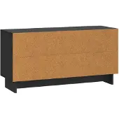 vidaXL TV-skåp Svart 99 x 34,5 x 50 cm Konstruerat trä
