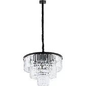 Nowodvorski Lighting Kristall pendellampa Cristal Nowodvorski Lighting, dimbar, Genomskinlig / transpare, Vardagsrum / matsal, Glas, Pendellampa
