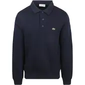 Lacoste Sweatshirt Polotröja Navy Blå Mörkblå Storlek