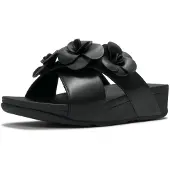 FitFlop Lulu Flower Polyuretan Kvinnors Svarta Sandaler
