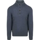 Barbour Mocker Tröja i Ull Indigo Blå Storlek