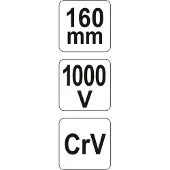 YATO Kombinationstång YT-21151; 160 mm; 1000 V