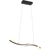 TRIO Lighting Hänglampa Napoli, dimbar, Svart, Vardagsrum / matsal, Metall, Modern, Pendellampa