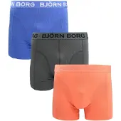 Björn Borg Cotton Stretch Boxers 3-pack Blå, M