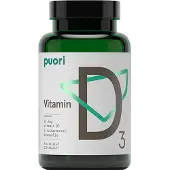 Puori D3-Vitamin + Kokosolja 120 kapslar
