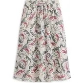 Tommy Hilfiger Pure Linen A Line Midi Skirt