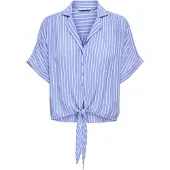 ONLY Blus 'ONLPaula' indigo / vit