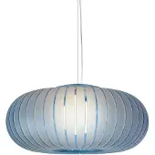Kartell Taklampa , Teresa Frozen, Blå, Vardagsrum, Plast, Design