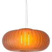 Kartell Taklampa , Teresa Frozen, Orange, Vardagsrum, Plast, Design