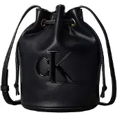 Calvin Klein Small Signature Monogram Bucket Bag