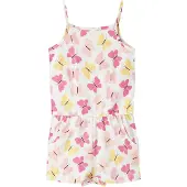 Name it Sommardräkten - NmfVigga - Bright White/Rosa Fluga - - 3 år (98) - Sommardräkt