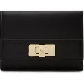 Tommy Hilfiger Modern TH Monogram Turn Lock Trifold Wallet