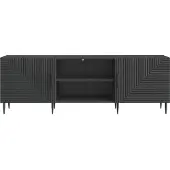 vidaXL TV-skåp Svart 150 x 31 x 50 cm Konstruerat trä