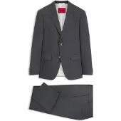 HUGO Two-piece slim-fit suit in performance-stretch twill