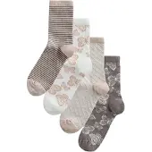 Next Sockor ecru / ljusbeige / ljusbrun / mörkbrun