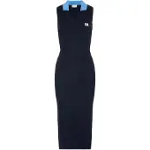 Calvin Klein Cotton Knit Sleeveless Polo Dress