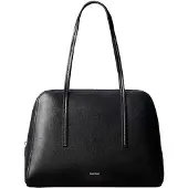 Calvin Klein Foil Logo Bowling Shoulder Bag