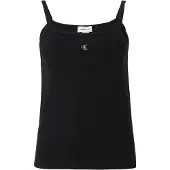 Calvin Klein Jeans Topp 'Monogram Patch Cami' svart