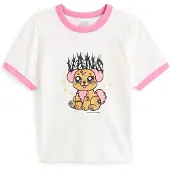 Vans T-shirt 'Puppy Ringer' pueblo / ljusrosa / svart / vit