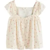 Next Blus rosa / vit