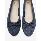 Forever & Always Nopos Läder Cap Toe Ballerina