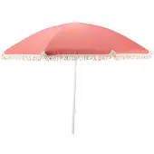 Basics Strandparasoll Med Tofsar