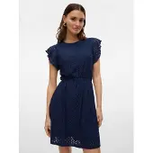 Vero Moda Tassa Frill ärmlös Kort Klänning