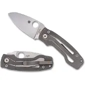 Spyderco PITS 2 Slipit C269TIP Titanium, Böhler M390 pocket knife, Mike Read design