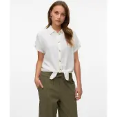 Vero Moda Thea Tie Kortärmad Blus
