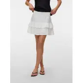 Vero Moda Kjol 'VMTrine' vit
