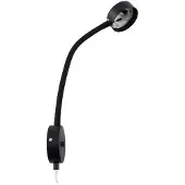 LINDBY Vägglampa Jyla , Svart, Vardagsrum / matsal, Metall, Modern, Vägglampa, vägglampa inomhus
