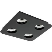 LINDBY Taklampa Jyla , dimbar, Svart, Hall, Metall, Modern, Taklampa