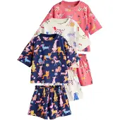 Next Pyjamas nattblå / ljusblå / rosa / vit