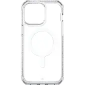 Itskins HYBRID_R // CLEAR - Baksidesskydd för mobiltelefon - robust - MagSafe-kompatibel - MagSafe-kompatibilitet - 100 % återvunnet material - transparent - för Apple iPhone 12 Pro Max, 13 Pro
