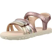 Geox Platta sandaler J SANDAL HAITI GIRL flickor - Rosa - 35