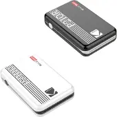 Kodak Mini 2 Plus Retro fotoprinter / vit fotoskrivare med Bluetooth / mobil skrivare för iPhone och Android