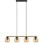 LINDBY Taklampa , Enrique, dimbara, Trä, Vardagsrum, Glas, Modern