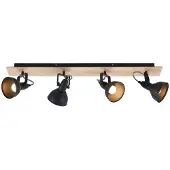 LINDBY Taklampor , Aylis, dimbara, Svart, Vardagsrum, Metall, Industristil