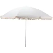 Basics Strandparasoll Med Tofsar