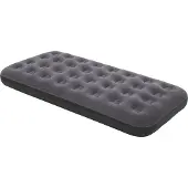 Camping Check Luftmadrass - Enkel 1 - 191x99x22 cm - Grå/Svart - - One Size - Madrass