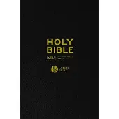 NIV Larger Print Black Leather Bible