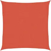 vidaXL Solsegel 160 g/m² fyrkantig terrakotta 2,5x2,5 m HDPE