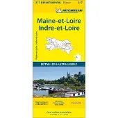 Indre-et-Loire Maine-et-Loire - Local Map 317