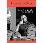How to Write a Thesis