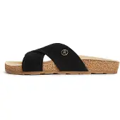 Tommy Hilfiger Suede Strap Cork Sandals