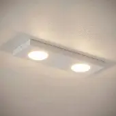 Sigma Taklampa Hero , dimbar, Vitt / opal, Hall, Metall, Modern, Taklampa