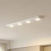 Sigma Taklampa Hero , dimbar, Vitt / opal, Hall, Metall, Modern, Taklampa