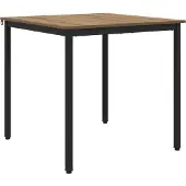 vidaXL Matbord 80 x 80 x 75 cm METALL Fyrkantig
