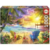Educa Playa Del Amor-pussel 1000 Bitar